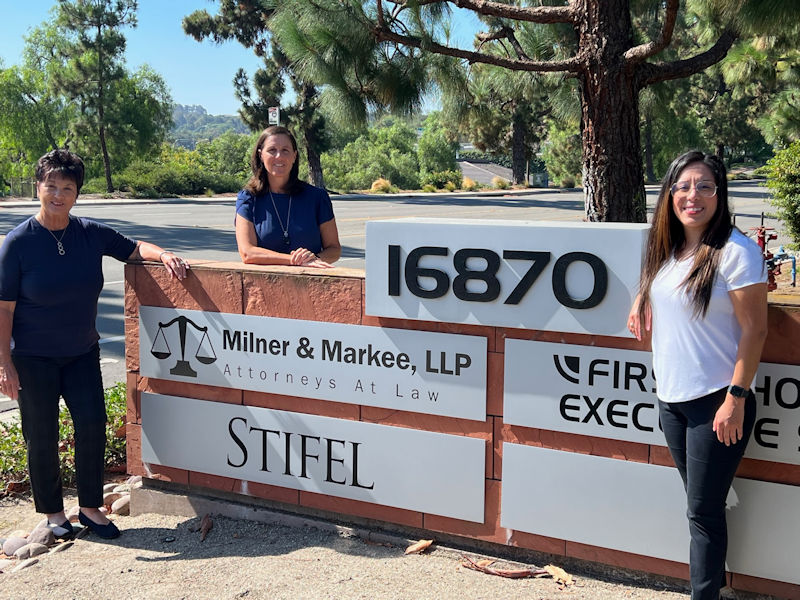 Office Sign - Milner Alvarado Law Group, LLP
